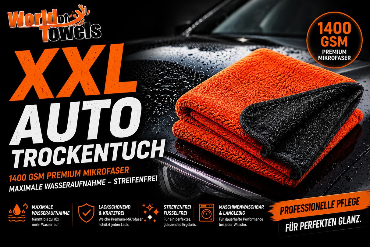 Auto Trockentuch "EXTREME" | 2-seitig | 90x60 cm