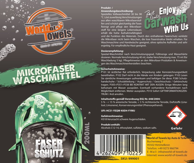 Mikrofaser Waschmittel | 200ml