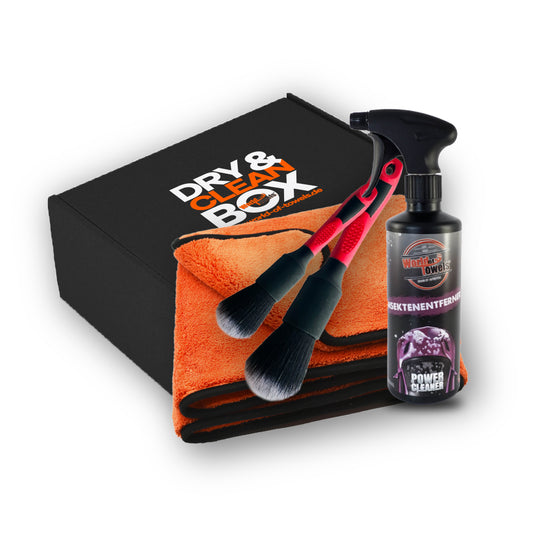 Dry&Clean Box - Trockentuch Insektenentferner Pinsel